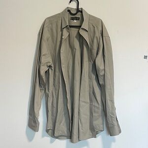 Banana Republic Dress Shirt Gray - Men's Long Sleeve Button-Down